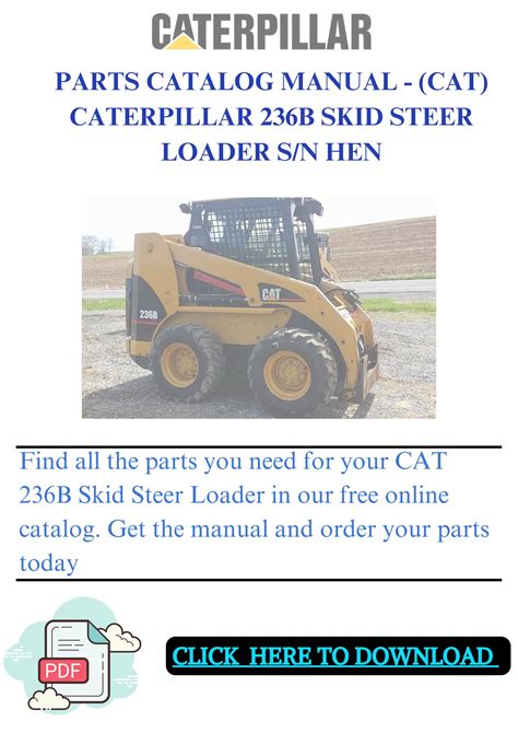 cat 236bii skid steer manual|cat 236b skid steer problems.